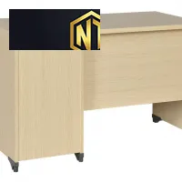 Bàn làm việc nhân viên gỗ công nghiệp Melamine có hộc liền AT AT120SHL3D